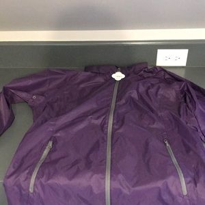 Purple The Royal Standard rain coat